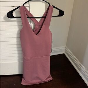 ALO Yoga Mauve dress with shorts/pockets